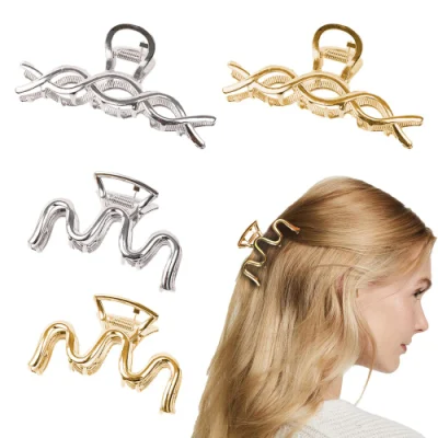 Accessori per capelli da donna multi stile in metallo Artigli per capelli geometrici alla moda