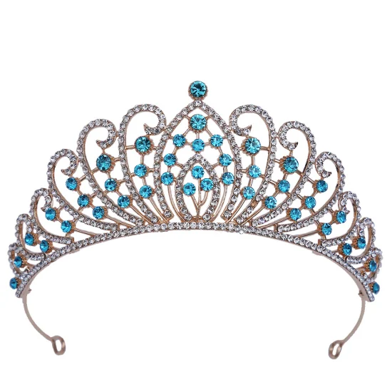 Matrimonio Sposa Tiara Compleanno Principessa Corona Accessori per capelli da sposa moda